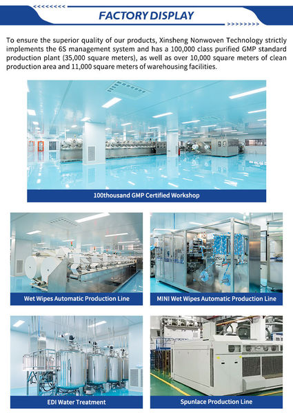 Xinsheng Nonwovens Technology Ltd. línea de producción del fabricante