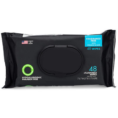 Papel higiénico húmedo libre de fragancias