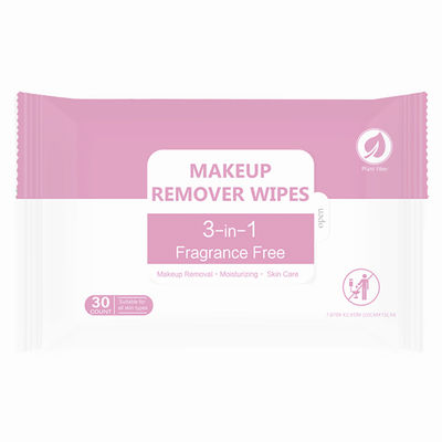 Wholesale coconut oil, aloe vera, vitamin E, hyaluronic acid makeup remover wipes